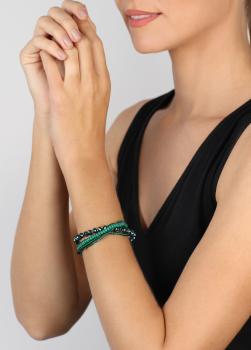 Grün - Petit Glamour d'Afrique Armband von Konplott